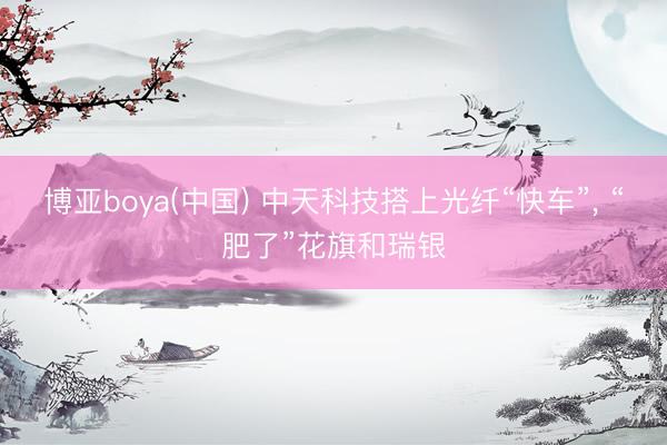 博亚boya(中国) 中天科技搭上光纤“快车”， “肥了”花旗和瑞银
