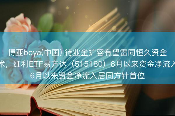 博亚boya(中国) 待业金扩容有望雷同恒久资金增配高股息战术，红利ETF易方达（515180）6月以来资金净流入居同方针首位